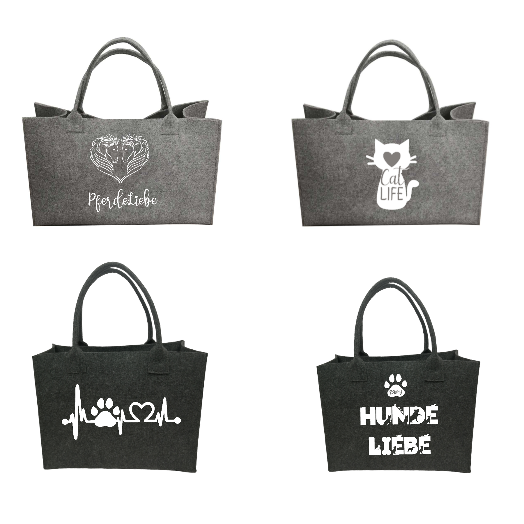 filztasche Tierliebe