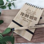 Notizblock inkl. Kugelschreiber Du bist wundervoll