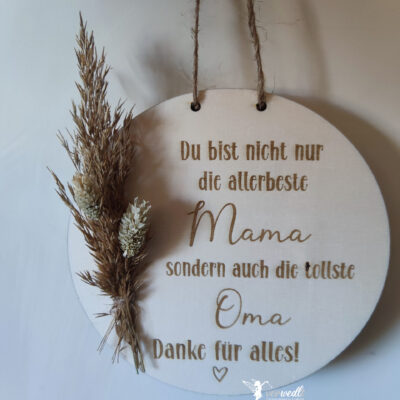 Schild Mama/Oma