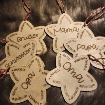 Christbaumanhänger Stern