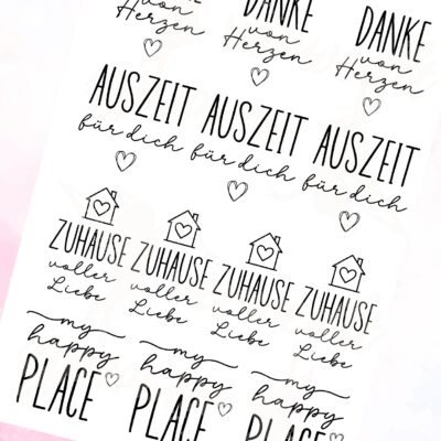 Kerzentattoo Allerlei für Stumpenkerzen (Download)